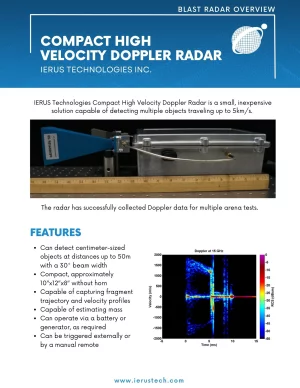 Compact High Velocity Doppler Radar