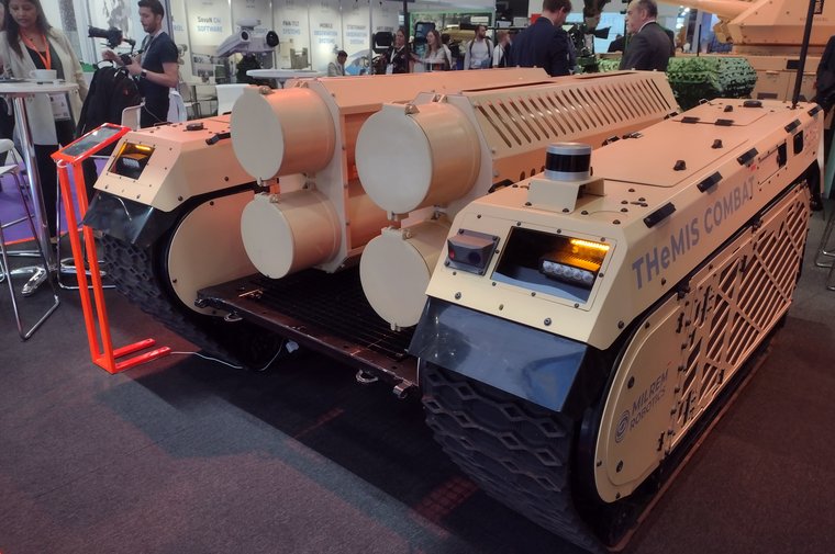 DSEI: Milrem displays new versions of THeMIS and reveals plans for ...