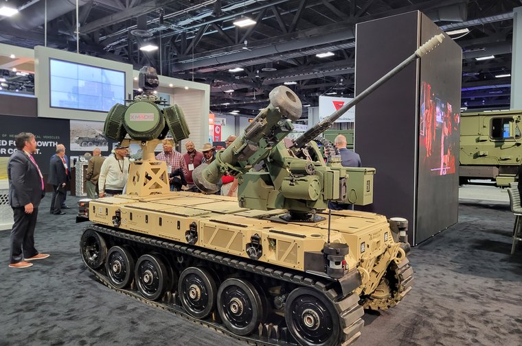 Contenders showcase their RCV-Light designs for the US Army
