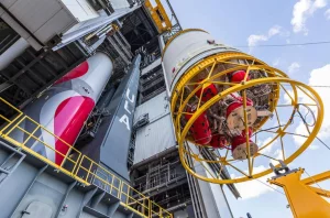 First Vulcan Rocket Stacked For Prelaunch Tests