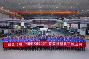 Chinese R6000 6-ton Tiltrotor Drone Rolls Off Assembly Line